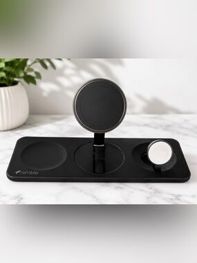 Nimble Podium 3-in-1 Wireless Charging Station for iPhone, Apple Watch & AirPods